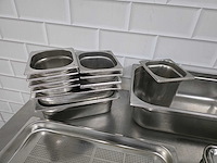 Partij rvs gastronormbakken en schalen - afbeelding 2 van  4
