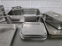 Partij rvs gastronormbakken en schalen - afbeelding 4 van  4