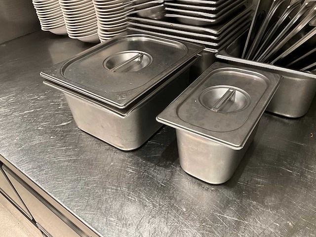 Partij rvs gastronormbakken - afbeelding 2 van  3