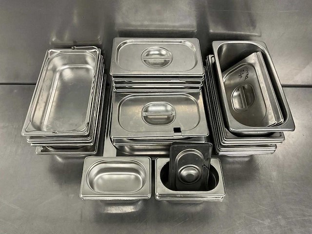 Partij rvs gastronormbakken - afbeelding 1 van  4