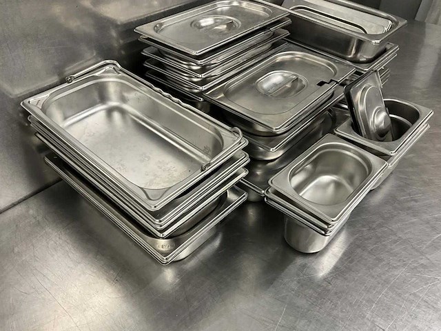 Partij rvs gastronormbakken - afbeelding 3 van  4