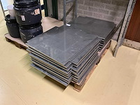 Partij rvs platen (ca. 30x) - afbeelding 1 van  3