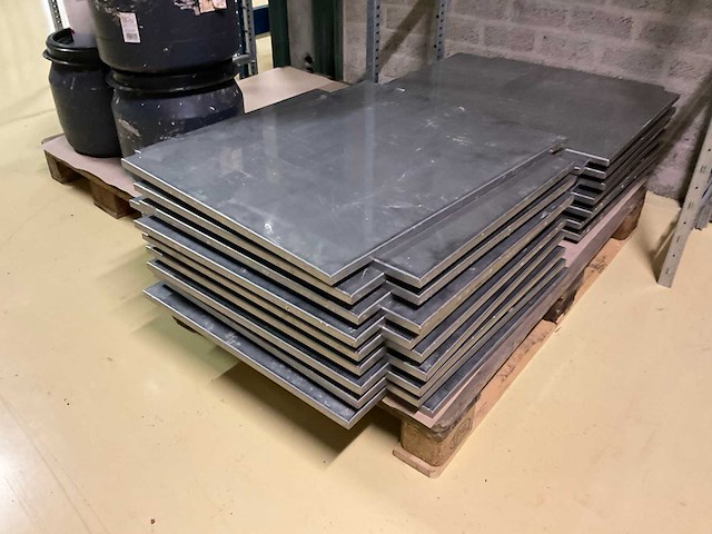 Partij rvs platen (ca. 30x) - afbeelding 2 van  3
