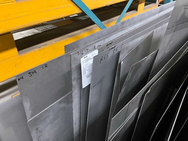 Partij rvs platen - afbeelding 4 van  8