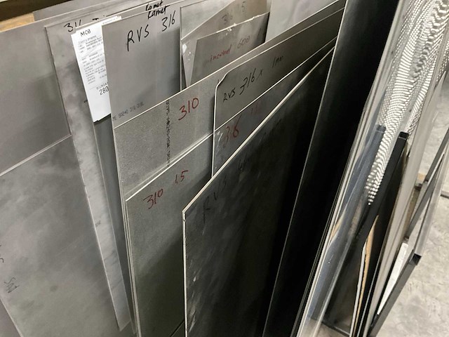 Partij rvs platen - afbeelding 5 van  8