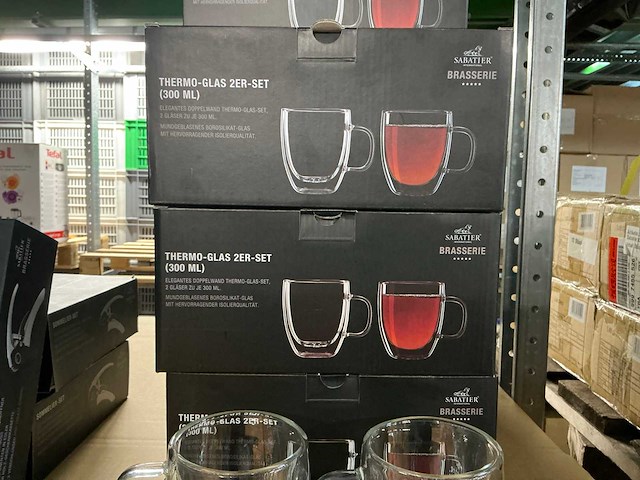 Partij sabatier brasserie thermo glass 300ml sets (23x) - afbeelding 2 van  4