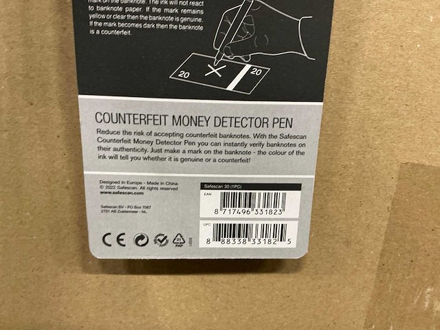 Partij safescan 30 detector pen (30x) - afbeelding 3 van  3