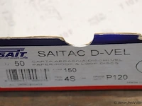 Partij saitac d-vel klittenband schuurschijven - afbeelding 9 van  9