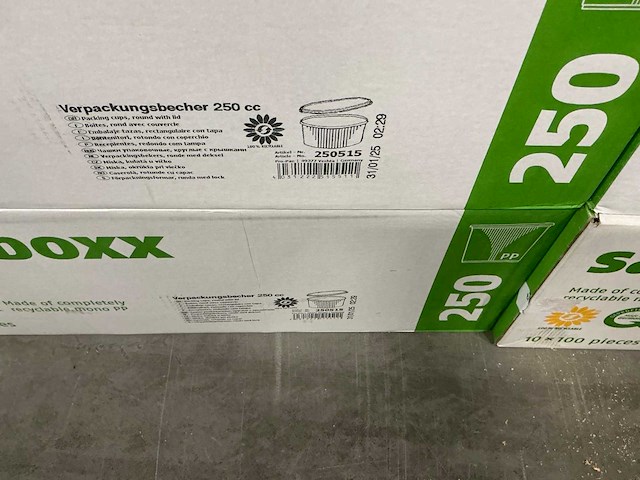Partij saladboxx round transparent 300&250cc (2000x) - afbeelding 3 van  5
