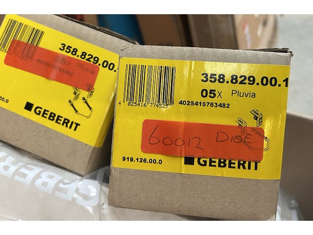 Partij sanitair en installatiemateriaal w.o. geberit - afbeelding 6 van  9
