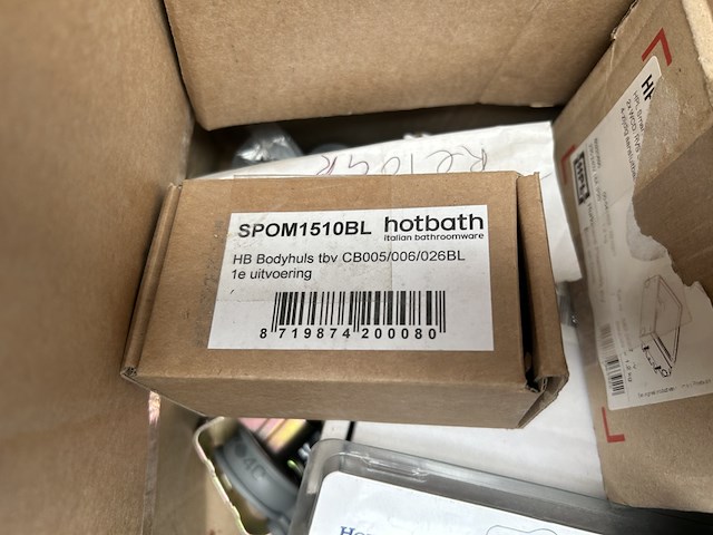 Partij sanitair en installatiemateriaal, w.o. hotbath - afbeelding 6 van  9