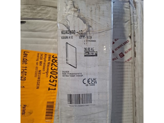 Partij sanitair goederen, o.a. villeroy&boch, novellini, zehnder, vasco & grohe - afbeelding 52 van  80