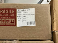 Partij schaal hoog vila d37,5/h12cm groen transparant (285x) - afbeelding 4 van  4