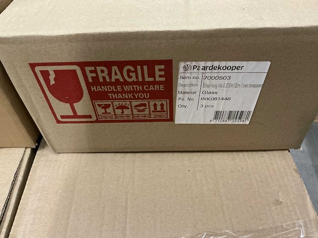 Partij schaal hoog vila d37,5/h12cm groen transparant (48x) - afbeelding 5 van  5