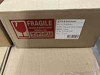 Partij schaal hoog vila d37,5/h12cm groen transparant (48x) - afbeelding 5 van  5