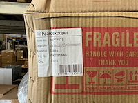 Partij schaal vila d28/h10,5cm groen transparant (28x) - afbeelding 3 van  3