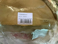 Partij schaal vila d.42/h.12,5cm groen transparant (70x) - afbeelding 3 van  5