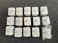 Partij schakelaars presto ip44 (15x) - afbeelding 1 van  2