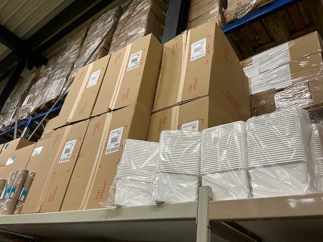 Partij schale 390/2000g wit (2200x) - afbeelding 2 van  4