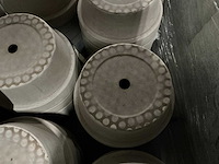 Partij schalen mv 25 gri ø25xh12cm (219x) - afbeelding 2 van  4