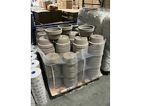 Partij schalen mv 25 gri ø25xh12cm (219x) - afbeelding 4 van  4