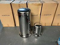 Partij scheffler prullenbak set 2-delig (15x) - afbeelding 1 van  2