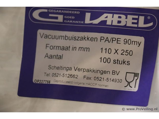 Partij scheltinga g-label vacuüm zakken & kunststof opbergbakken (4 stuks) - afbeelding 5 van  16