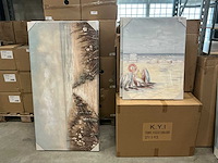 Partij schilderijen 140x70cm & 60x80cm (28x) - afbeelding 1 van  6