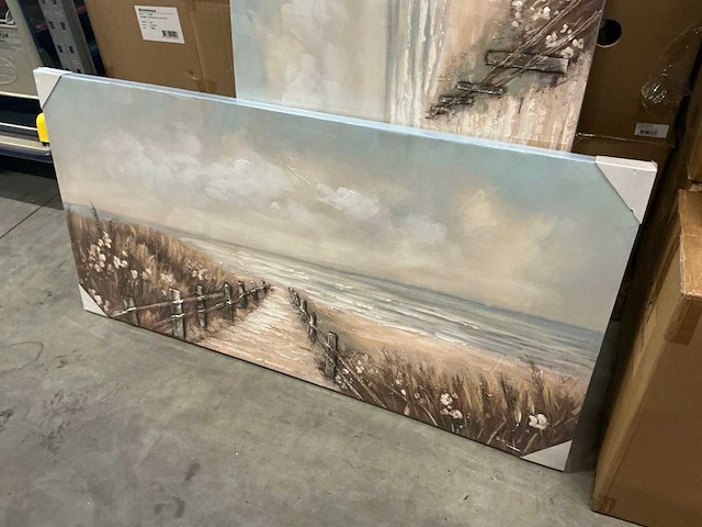 Partij schilderijen 140x70cm & 60x80cm (28x) - afbeelding 2 van  6
