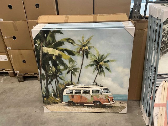 Partij schilderijen 90x120cm & 100x100cm (25x) - afbeelding 2 van  5