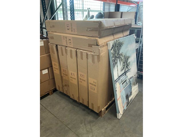 Partij schilderijen oil beach surf 90x120cm (26x) - afbeelding 3 van  3