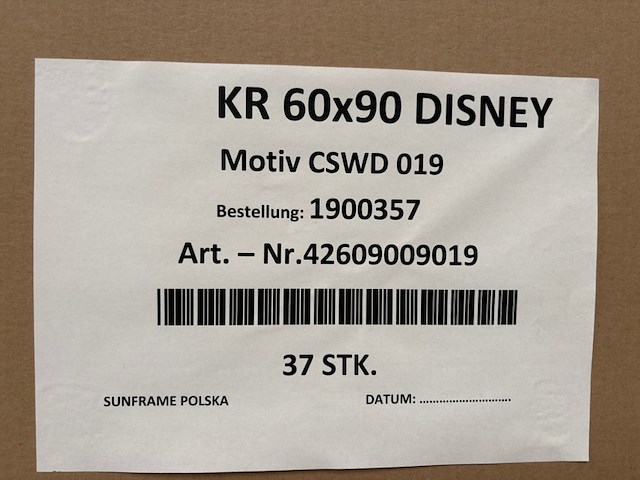 Partij schilderijen/wanddecoratie disney, canvas - afbeelding 3 van  6