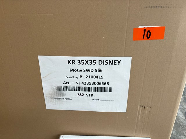 Partij schilderijen/wanddecoratie disney, canvas - afbeelding 4 van  4