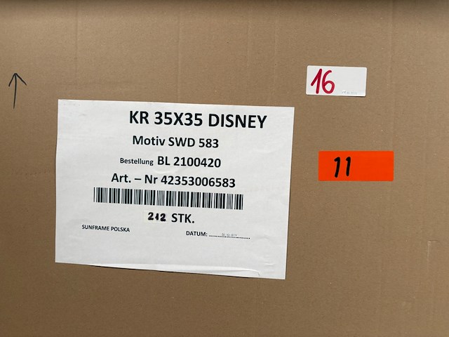 Partij schilderijen/wanddecoratie disney, canvas - afbeelding 3 van  4