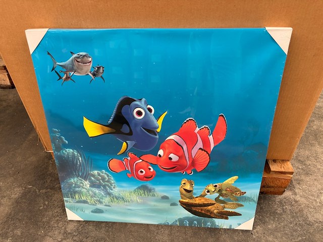Partij schilderijen/wanddecoratie disney, canvas - afbeelding 3 van  4