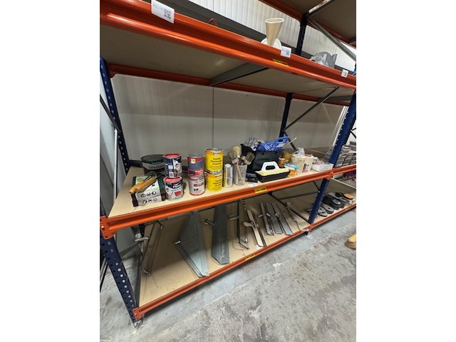 Partij schilders benodigheden en verf - afbeelding 1 van  9