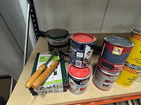 Partij schilders benodigheden en verf - afbeelding 2 van  9