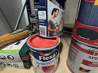 Partij schilders benodigheden en verf - afbeelding 4 van  9