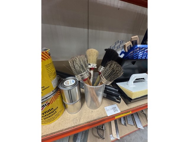 Partij schilders benodigheden en verf - afbeelding 6 van  9