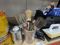 Partij schilders benodigheden en verf - afbeelding 6 van  9