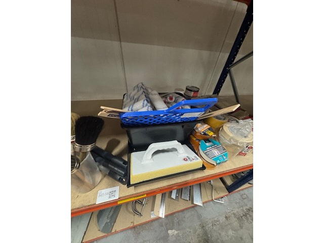 Partij schilders benodigheden en verf - afbeelding 7 van  9