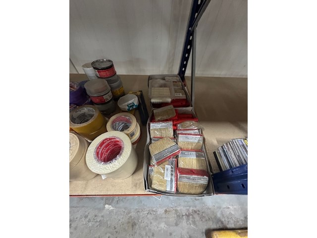 Partij schilders benodigheden en verf - afbeelding 9 van  9