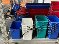 Partij schoonmaakemmers - afbeelding 2 van  3