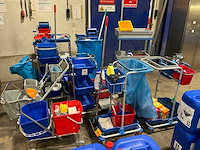 Partij schoonmaakkarren - afbeelding 1 van  1