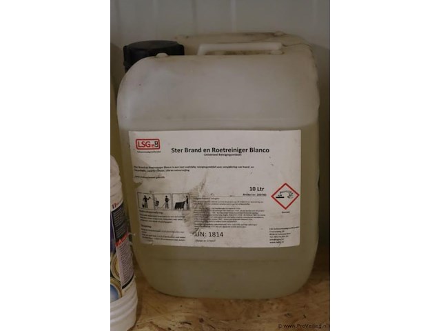 Partij schoonmaakmiddelen o.a. mos-en groenreiniger, brand & roetreiniger - afbeelding 3 van  5
