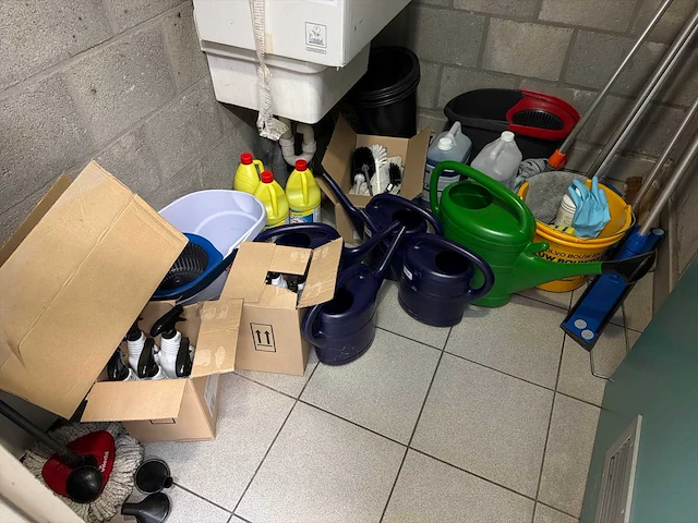 Partij schoonmaakmiddelen - afbeelding 1 van  2