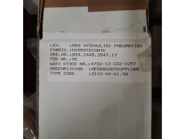 Partij schotkoppelingen, hydrotechnik - afbeelding 6 van  7
