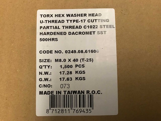 Partij schroeven en bouten - afbeelding 5 van  12