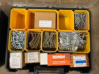 Partij schroeven en pluggen in 4 organizers (o.a. borgh, heco, fischer, spax, wago) - afbeelding 3 van  9