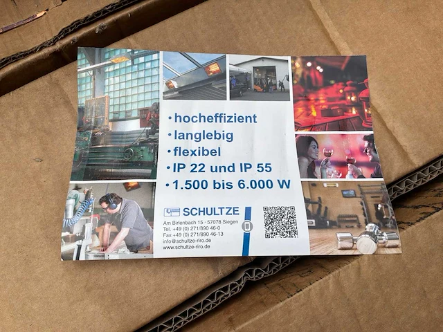 Partij schultze ribbenbuisverwarming elektrische kachel 9x - afbeelding 7 van  8